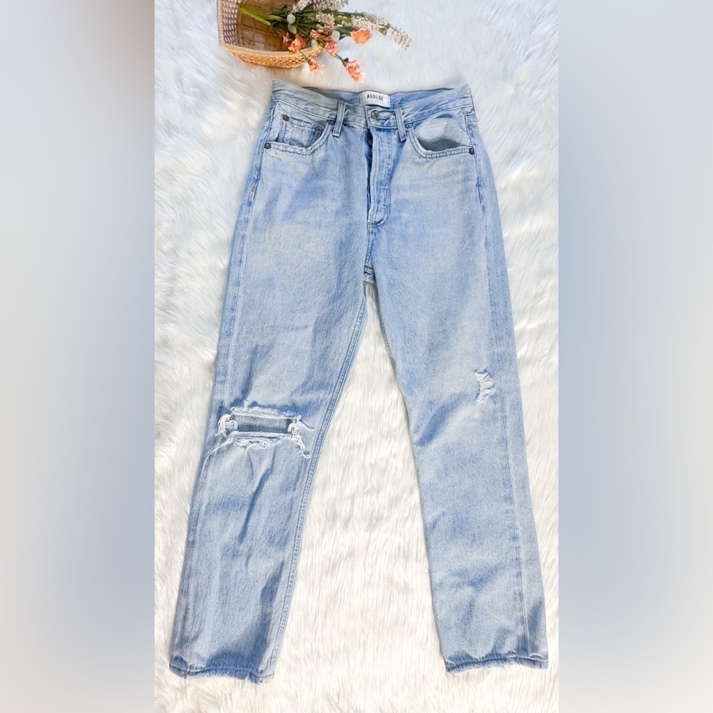 Agolde Riley Cropped Denim 25